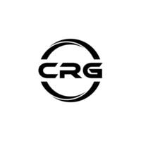 CRG Letter Logo Design, Inspiration for a Unique Identity. Modern Elegance and Creative Design. Watermark Your Success with the Striking this Logo. vector