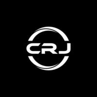 CRJ Letter Logo Design, Inspiration for a Unique Identity. Modern Elegance and Creative Design. Watermark Your Success with the Striking this Logo. vector