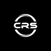 crs letra logo diseño, inspiración para un único identidad. moderno elegancia y creativo diseño. filigrana tu éxito con el sorprendentes esta logo. vector