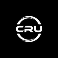 CRU Letter Logo Design, Inspiration for a Unique Identity. Modern Elegance and Creative Design. Watermark Your Success with the Striking this Logo. vector