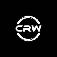 CRW Letter Logo Design, Inspiration for a Unique Identity. Modern Elegance and Creative Design. Watermark Your Success with the Striking this Logo. vector