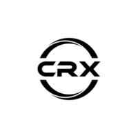 CRX Letter Logo Design, Inspiration for a Unique Identity. Modern Elegance and Creative Design. Watermark Your Success with the Striking this Logo. vector