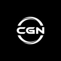 CGN Letter Logo Design, Inspiration for a Unique Identity. Modern Elegance and Creative Design. Watermark Your Success with the Striking this Logo. vector