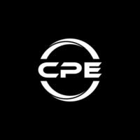 CPE Letter Logo Design, Inspiration for a Unique Identity. Modern Elegance and Creative Design. Watermark Your Success with the Striking this Logo. vector