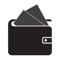 wallet icon logo vector design template