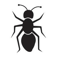 ant icon logo vector design template