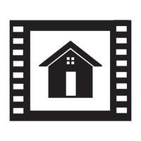 production house icon logo vector design template