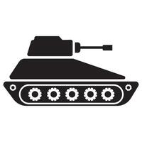 battle tank icon logo vector design template