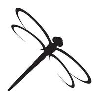 dragonfly icon logo vector design template