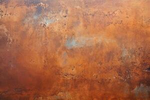 ai generado grunge oxidado naranja marrón metal corten acero Roca antecedentes textura foto