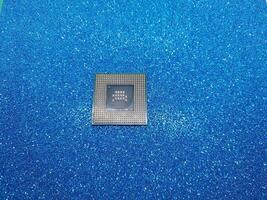 Microprocessor of a personal computer from a laptop photo