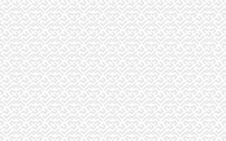 Minimal geometric white pattern and background design vector