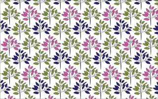 Botanical Wild Leaves and Florals Seamless Pattern and background design for business vector