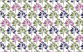 Botanical Wild Leaves and Florals Seamless Pattern and background design for business vector