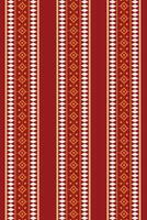 Ethnic Ikat fabric pattern geometric style.African Ikat embroidery Ethnic pattern red christmas day background. Abstract,vector,illustration.Texture,clothing,frame,decoration,motif. vector