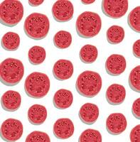 Fresh red guava fruit wallpapers and backgrounds vector