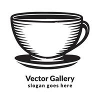 taza de cafe vector