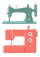 Sewing machines set vector