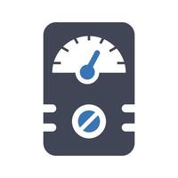 Power meter icon vector