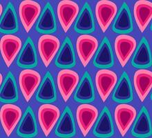 Seamless vector texture in the form of abstract pink patterns on a blue background