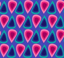 Seamless vector texture in the form of abstract pink patterns on a blue background