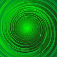 Vector abstract pattern in the shape of a twisted spiral on a green