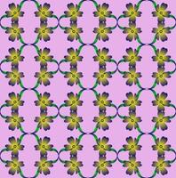Seamless texture in the form of a floral blue pattern on a pink background vector