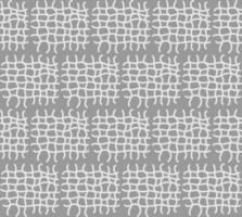 Monochrome seamless texture in the form of a geometric pattern of perpendicular lines on a gray background vector