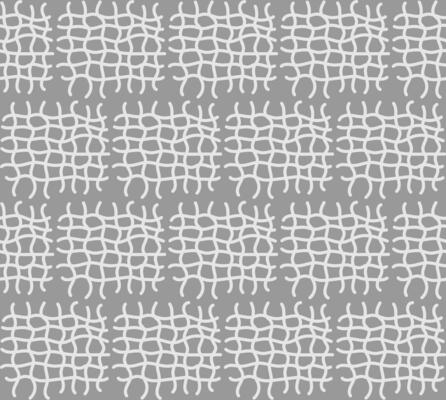 Monochrome seamless texture in the form of a geometric pattern of perpendicular lines on a gray background