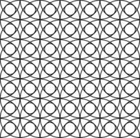 Original seamless black lattice pattern on a white background vector