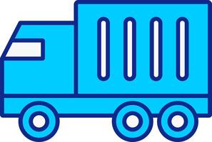 Truck Blue Filled Icon vector