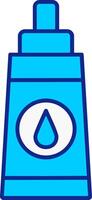 Lubricant Blue Filled Icon vector