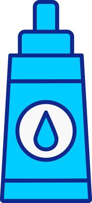 Lubricant Blue Filled Icon