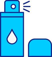 Spray Blue Filled Icon vector