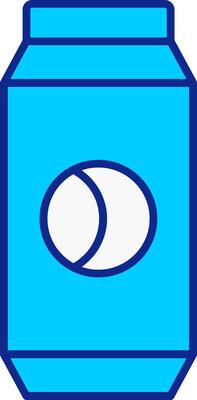 Can Blue Filled Icon