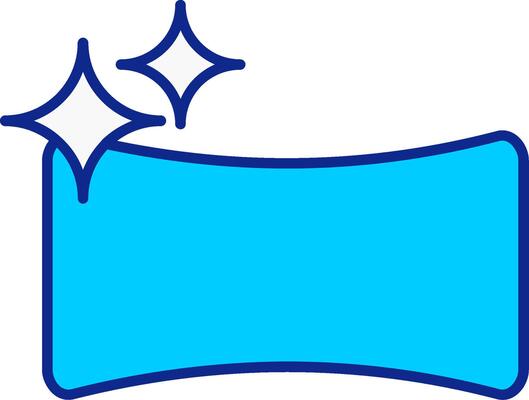 Soap Blue Filled Icon