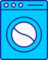 Laundry Blue Filled Icon vector