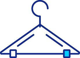 Hanger Blue Filled Icon vector