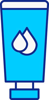 Body Lotion Blue Filled Icon