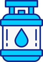 Propane Blue Filled Icon vector