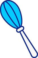 Whisk Blue Filled Icon vector