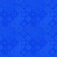 Blue abstract geometric diagonal square mosaic tile pattern background - repeating illustration vector