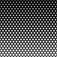 Abstract geometric diagonal square pattern background - black and white vector graphic design with squares