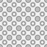 Geometrical repeating pattern - grey circle background design vector