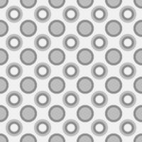 Geometrical repeating pattern - grey circle background design vector