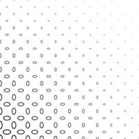 Black and white abstract ellipse ring pattern background vector