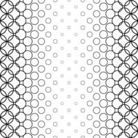 Repeat monochromatic abstract circle vector pattern background