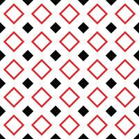 Seamless geometric square pattern design background - color vector graphic