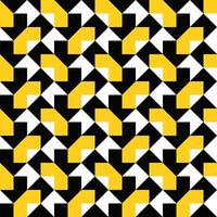 Random threetone mosaic pattern background design - seamless abstract repeating vector illustration