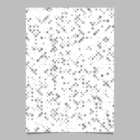 Grey geometrical diagonal square pattern background brochure template - vector illustration